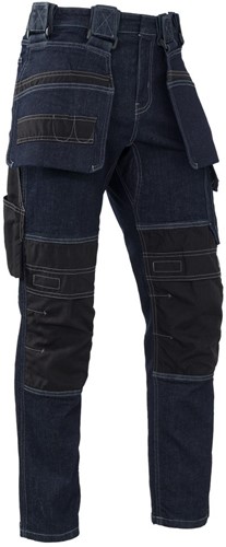 Brams Paris Pelle men worker str. cot denim pant, holsterpkts