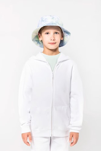 Kariban K455 Kinder hooded sweater met rits -2