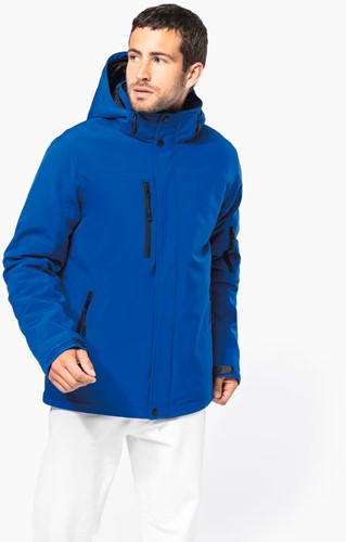 Kariban K650 Gewatteerde softshell herenparka met capuchon 